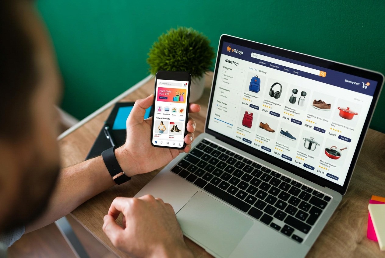 marketplace vs webshop
